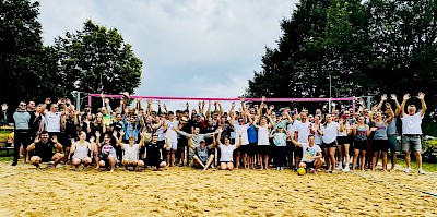 Volleyball zur Sommerparty